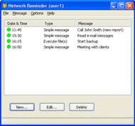 Network Reminder screenshot